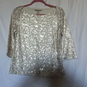 Banana republic size 4 shimmer blouse