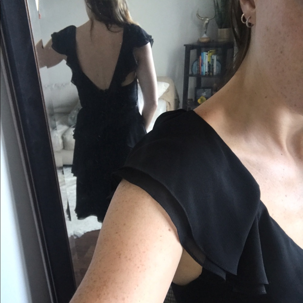 Watters style 8514 black dress