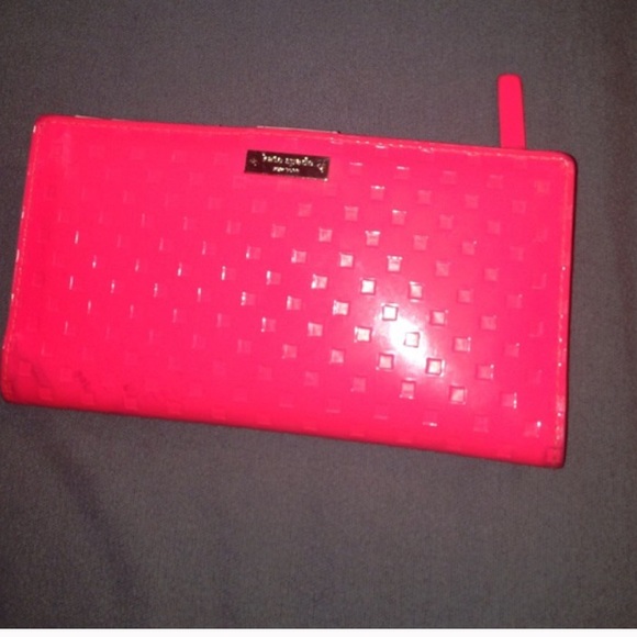 SELL TODAY SALE!! KATE SPADE HOT PINK WALLET