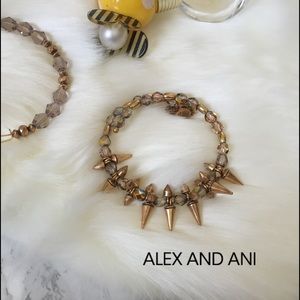 Alex and Ani Rock n' Raw spike bangle - Prism