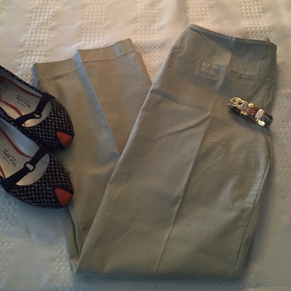Tribella sport stretch pants, beige, size 12P