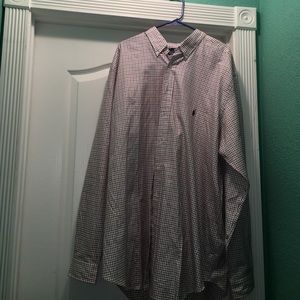 Men's polo dress shirt