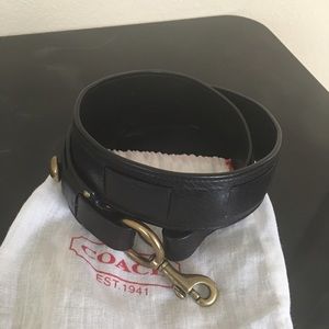 COACH leather belt