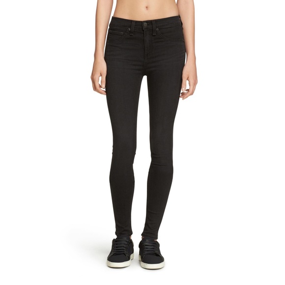 Rag&Bone high waisted black skinny jean