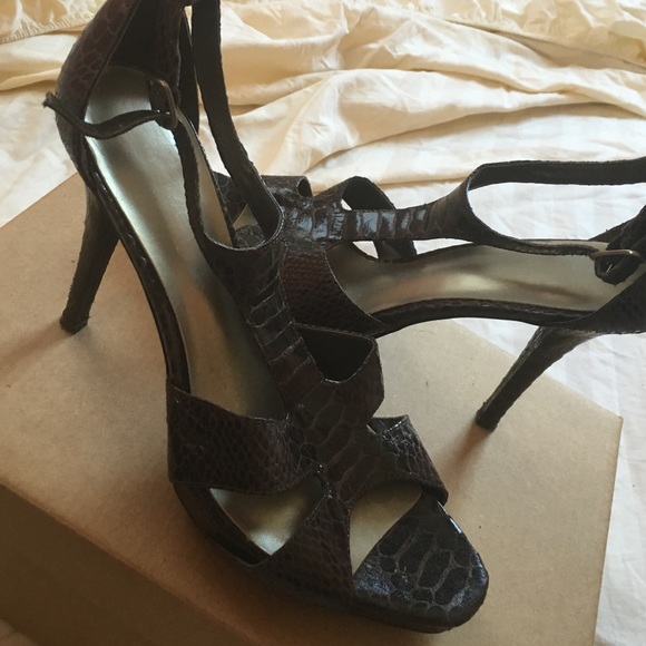 Nine West brown high heels 7.5