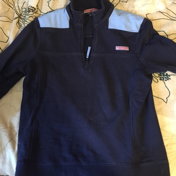 Vineyard Vines navy and light blue Shep Shirt