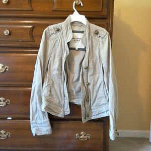 Cream Jacket Abercrombie & Fitch