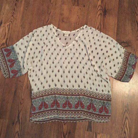 Paisley Over-Sized Top - Picture 2 of 3