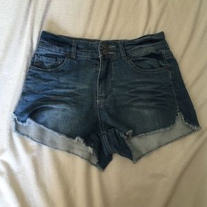 Barely worn blue shorts in mint condition