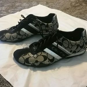 Coach shoes worn