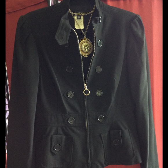 Bebe Military Inspired Jacket