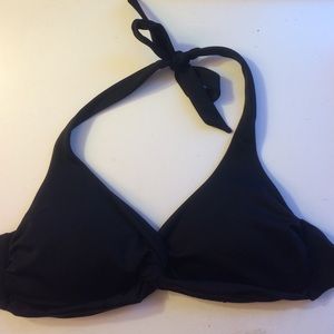 Black VS halter bikini top (NWOT)