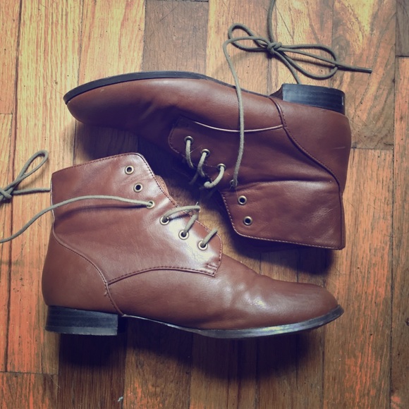 Faux Leather Booties