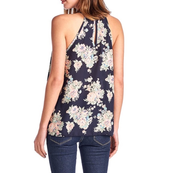 🎉Host Pick🎉Floral Chiffon Halter Top - Picture 2 of 5