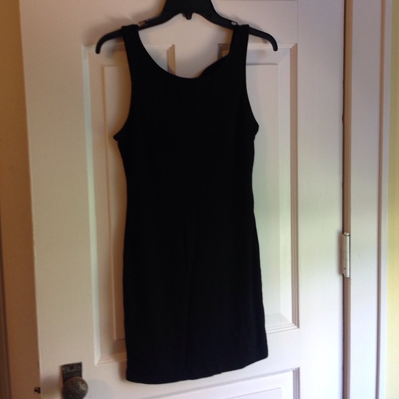 Black cross back Forever 21 tight dress