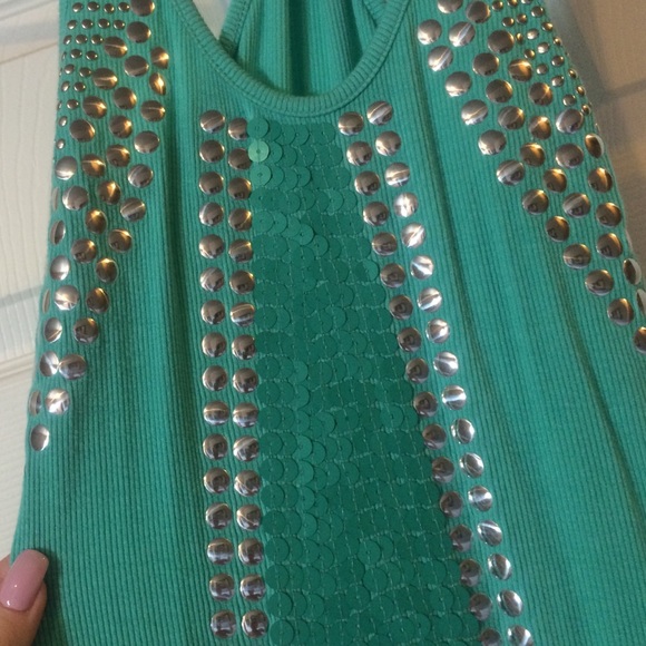 Turquoise dress - Picture 2 of 3