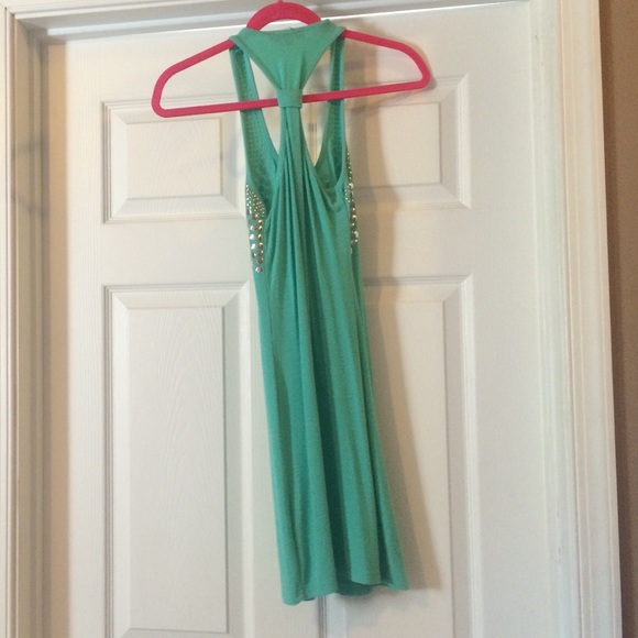 Turquoise dress - Picture 3 of 3