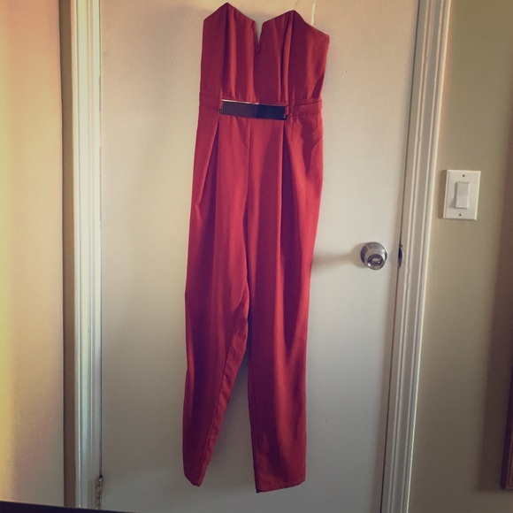 Strapless jumpsuit