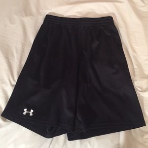 Black Under Armour basketball shorts