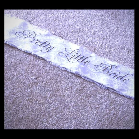 "Pretty Little Bride" Sash - Bridal - Bachelorette