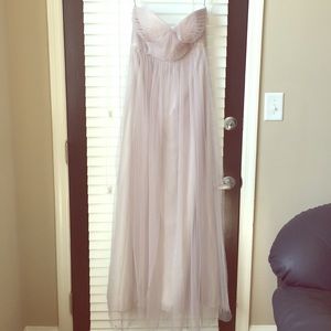 BHLDN Annabelle dress, Mist Grey, size 10