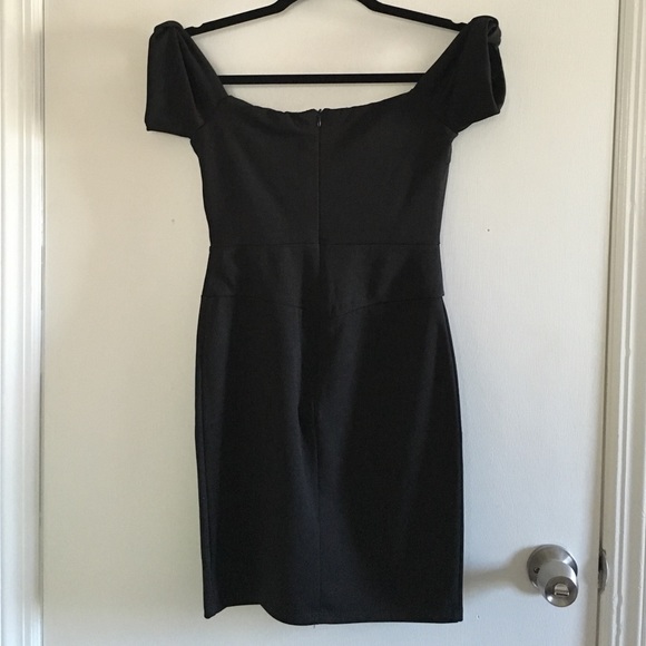 Black cocktail dress