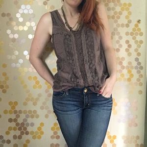 Anthropologie Deletta Top Size Med