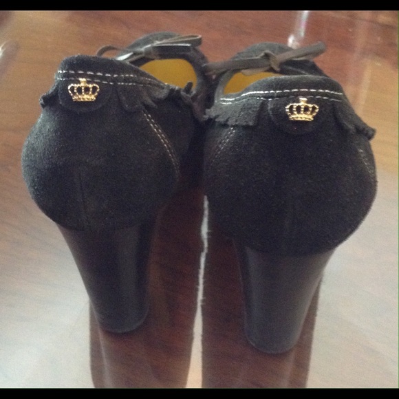 Juicy couture black suede pumps - Picture 3 of 4