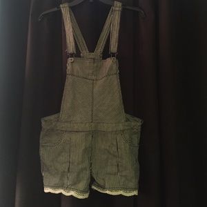 Pinstripe overalls
