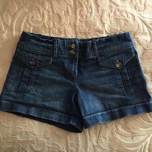 Denim shorts
