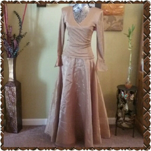 Gold Rush Evening Gown