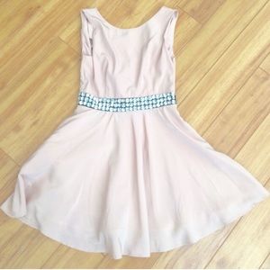 Stunning nude aline dress