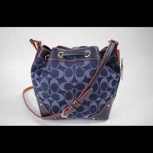 Coach bucket bag jeans.   New with tags