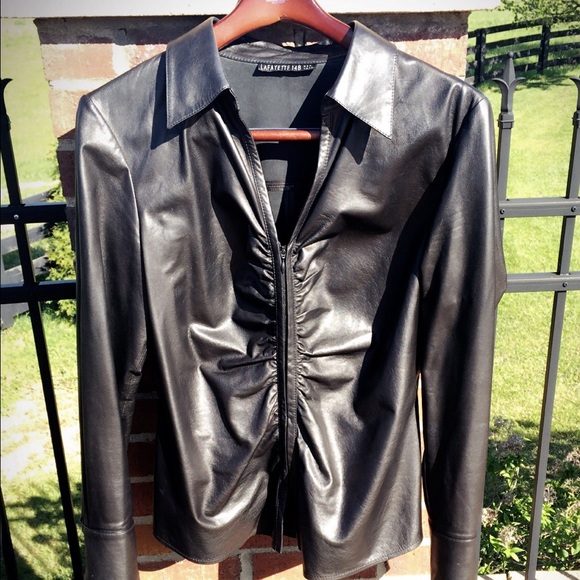 Lafayette 148 New York Jackets & Blazers - ❤️Lafayette 148 Leather Jacket