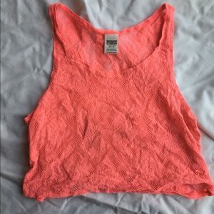 PINK lace tank