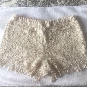 Forever 21 - women's size small - Fringe shorts