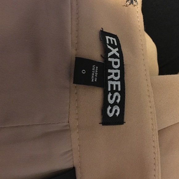 NWOT Express Tan A line Skirt - Picture 4 of 4