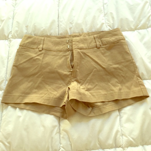 Khaki colored shorts Size 2