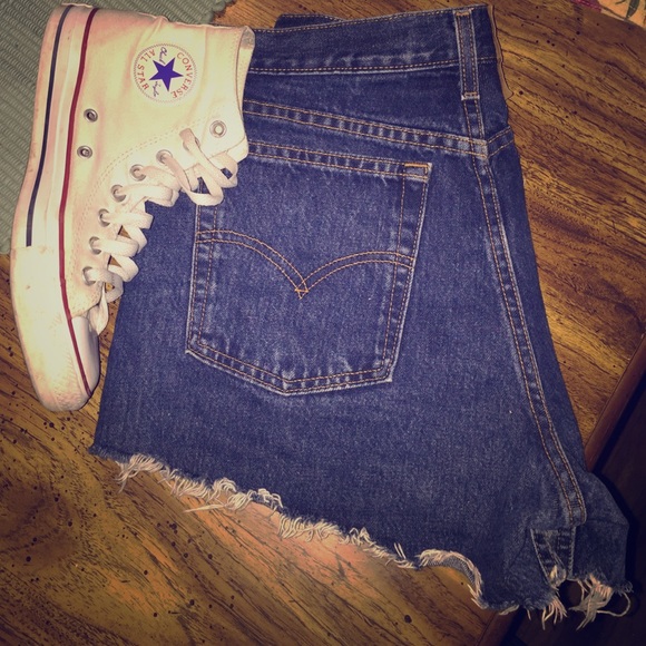 Cut Levi Booty Shorts