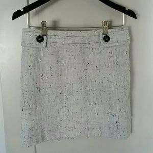 Grey tweed midi skirt! The Limited- Outback red