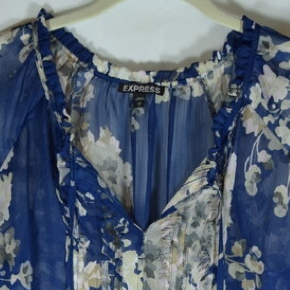 Translucent peasant top - Picture 2 of 2