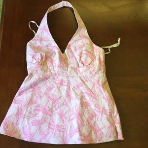 Vineyard vines dragonfly halter top size 2