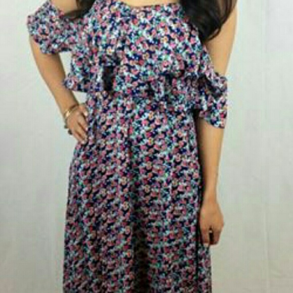 SALE! Springtime Ruffle Maxi NWT - Picture 3 of 3