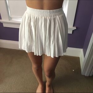 White Brandy Melville Luma Skirt!!
