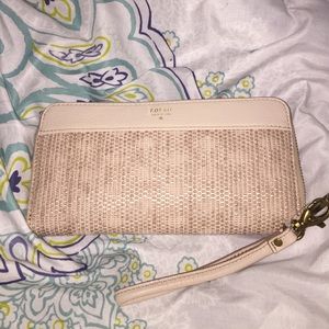 Ships today Brand new Fossil wristlet