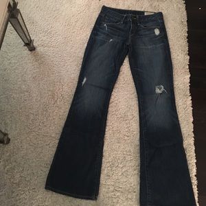 GAP jeans frayed