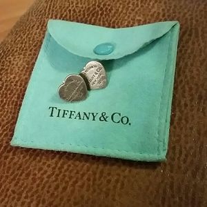 925 silver Tiffany and Co. Heart earrings