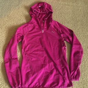 Puma berry long sleeve run top