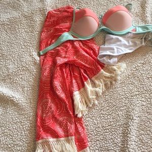 Country rose boutique swimsuit coverup/ kimono🌹