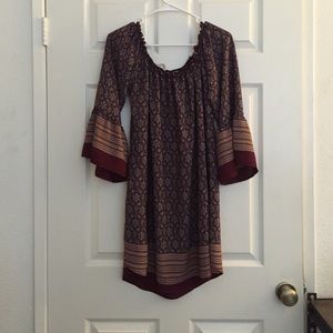 Bohemian baby doll dress